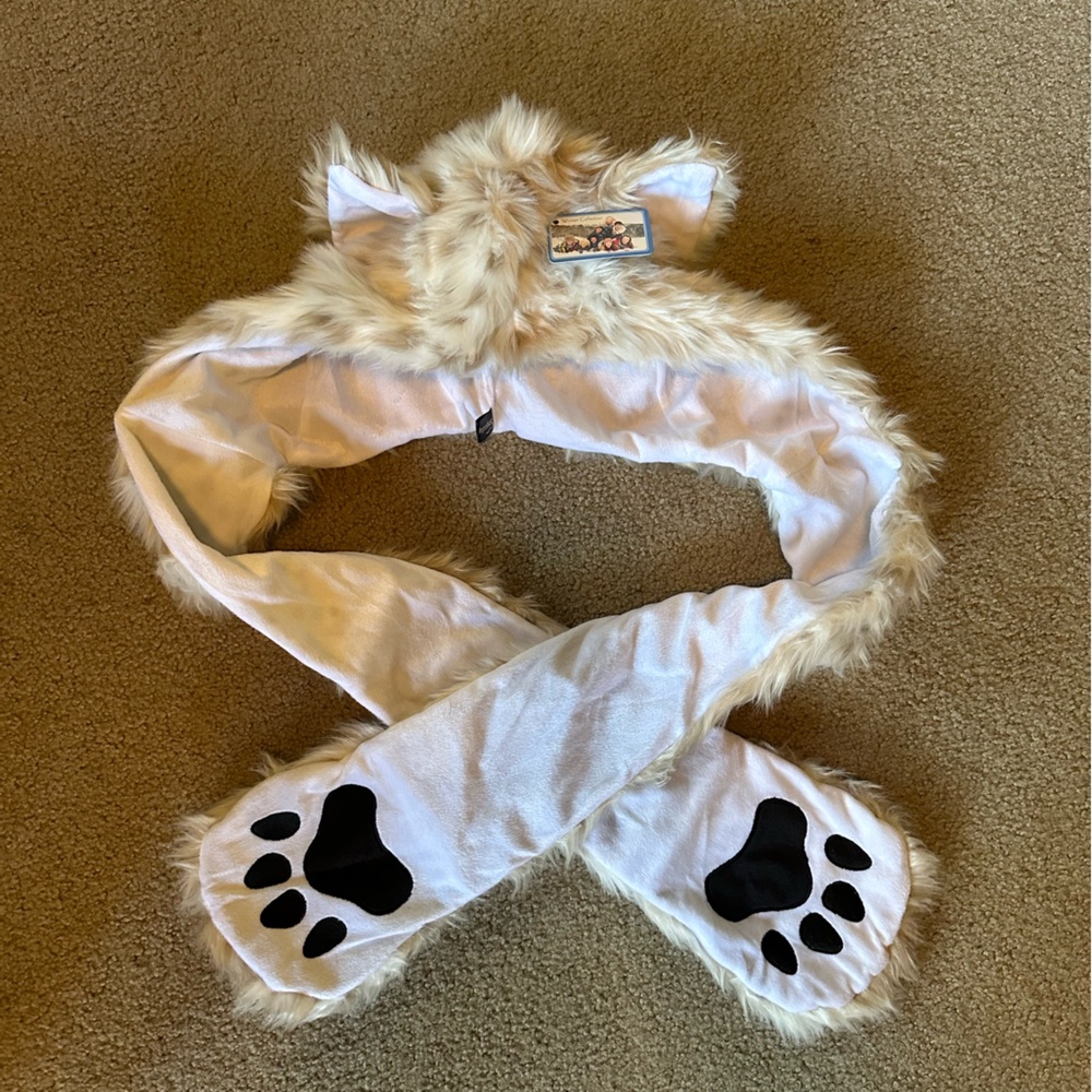 Animal Hood with Paws: Simplicity Winter Collection- NWT